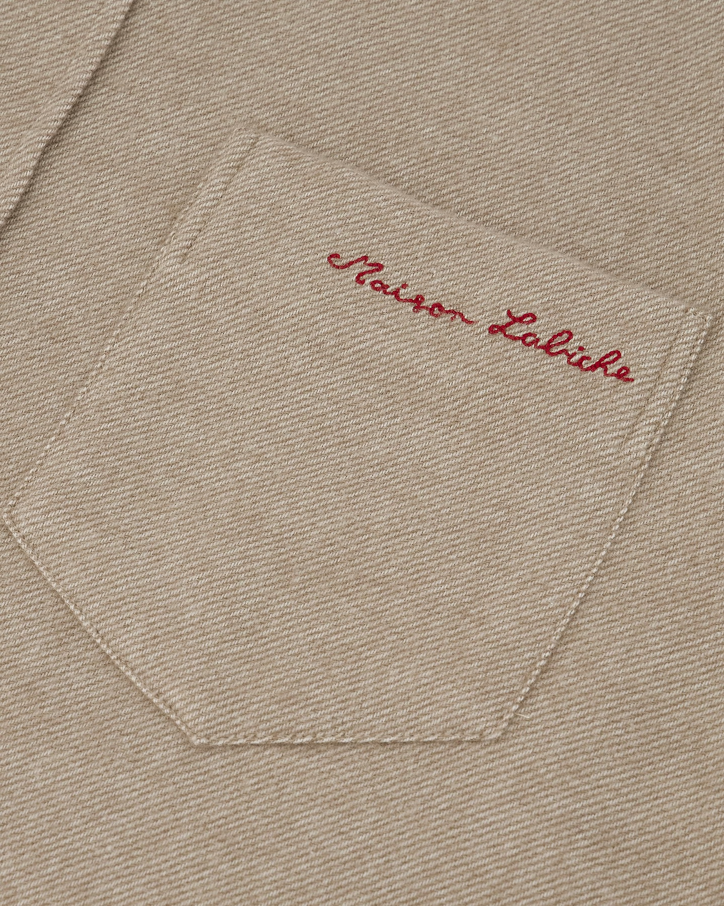 Chemise Bonne Graine Twill "flanelle" — Flannel Blue & Flannel Mouline Clay