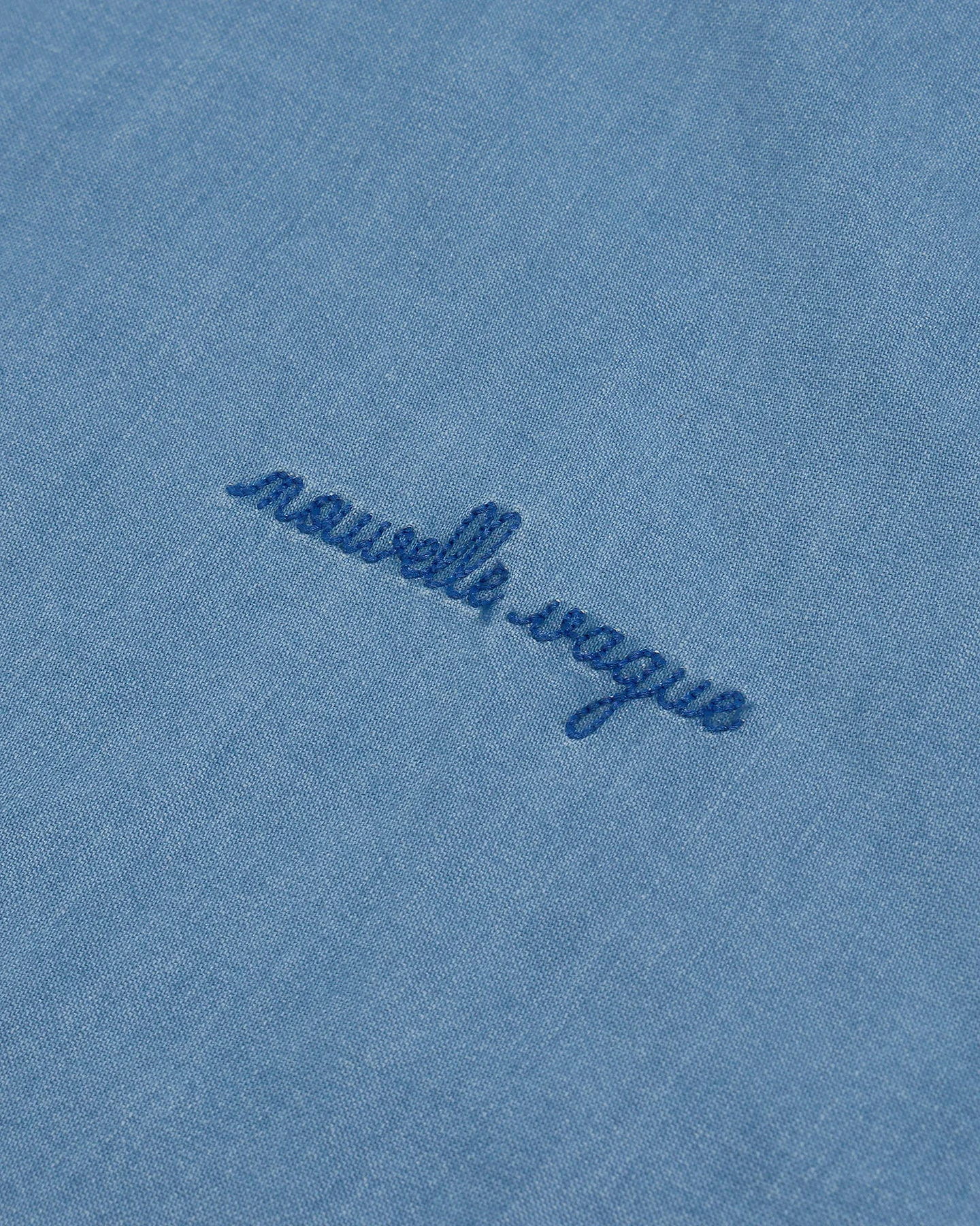 Chemise Malesherbes "Nouvelle Vague" Twill Denim — Chambray Bleached