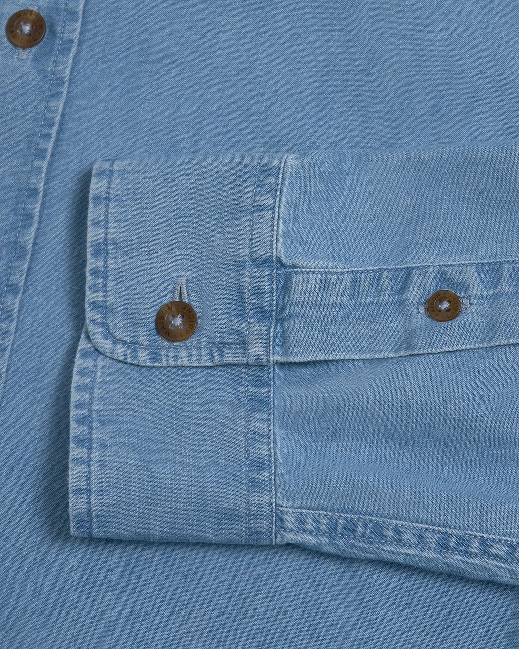 Chemise Malesherbes "Nouvelle Vague" Twill Denim — Chambray Bleached