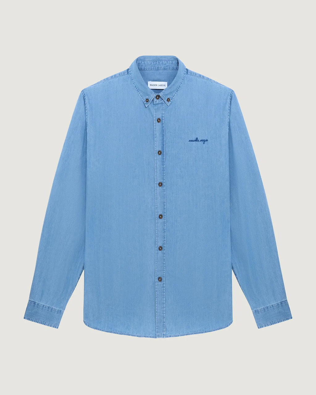 Chemise Malesherbes "Nouvelle Vague" Twill Denim — Chambray Bleached