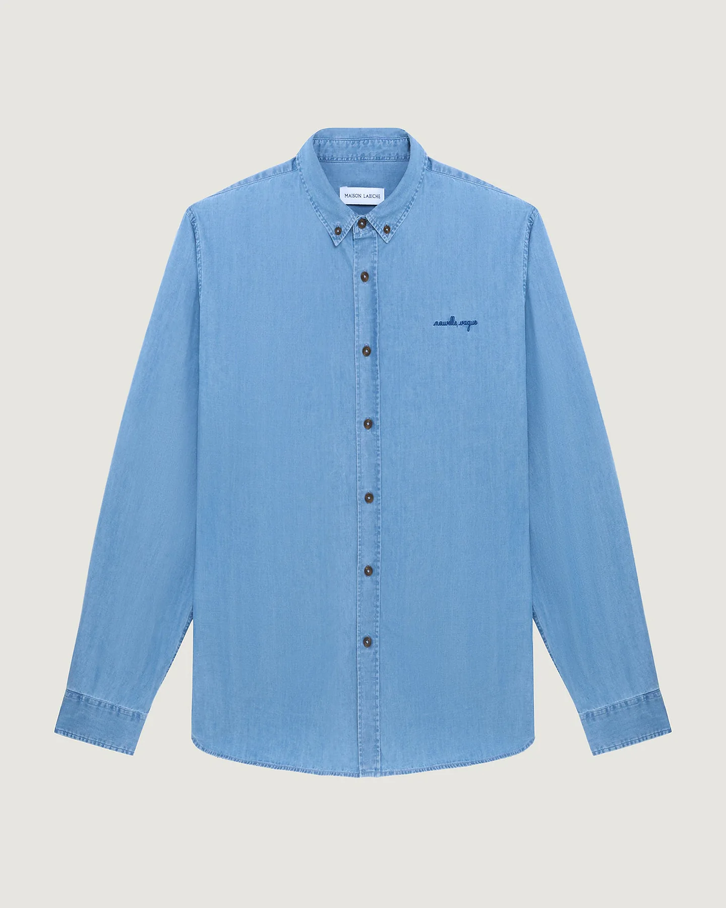 Chemise Malesherbes "Nouvelle Vague" Twill Denim — Chambray Bleached