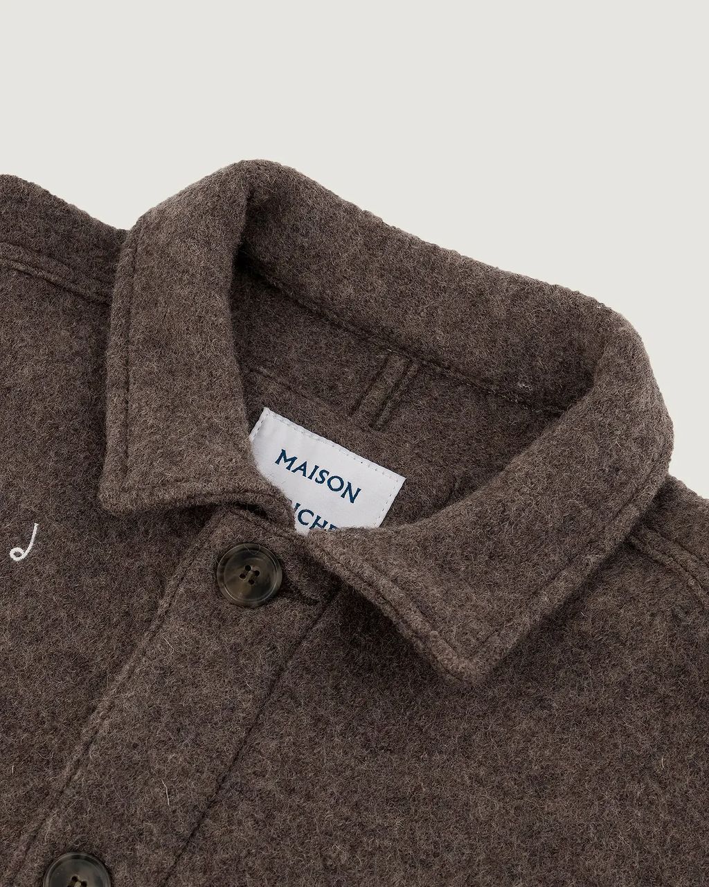 Veste Sauffroy Jazz "laine" — Wool Dark Roast