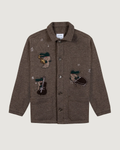 Veste Sauffroy Jazz "laine" — Wool Dark Roast
