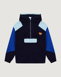 Veste Kossuth "Patch Cœur" Polaire — Plum Sky Blue CB