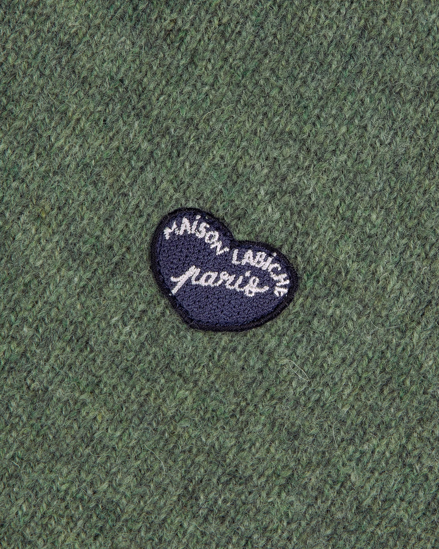 Pull Guillaumin "Patch Cœur" Laine Mérinos Extrafine