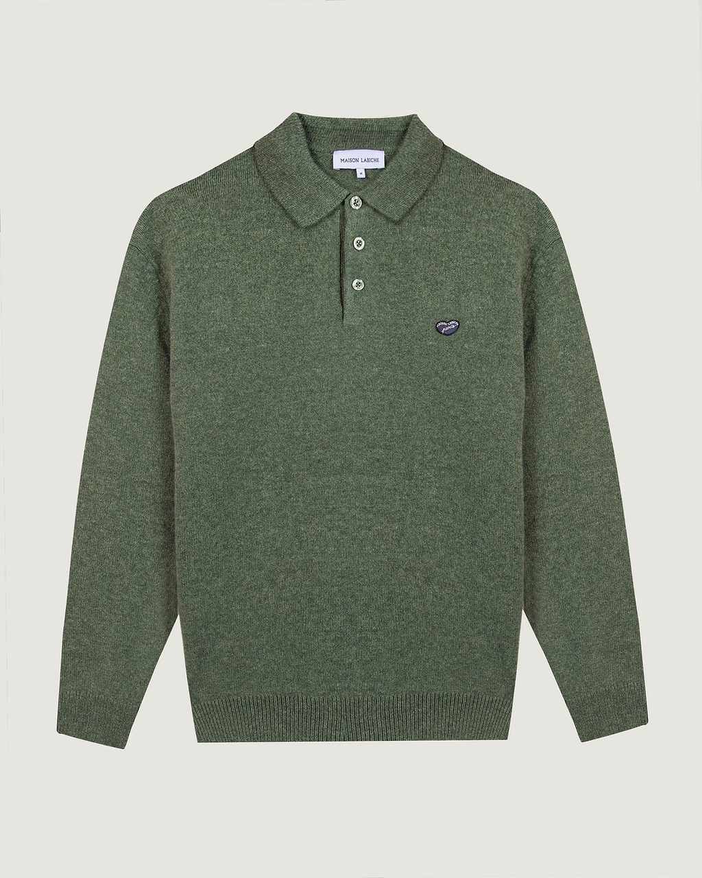 Pull Guillaumin "Patch Cœur" Laine Mérinos Extrafine