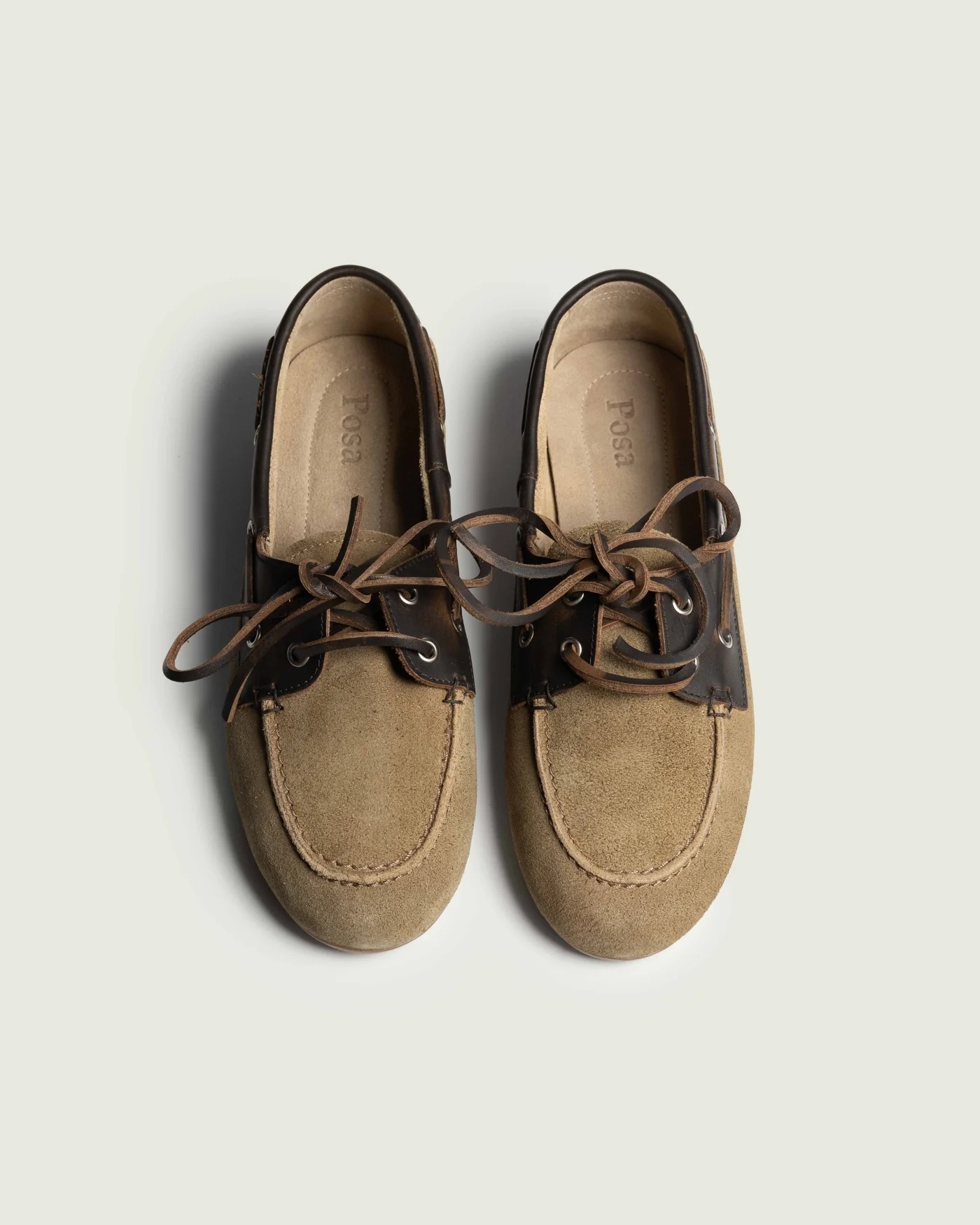 Boat Loafer Brushed – Suède & Cuir | Coffee - Caramelo