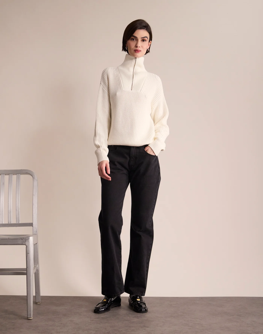 Pull Logan – Ecru