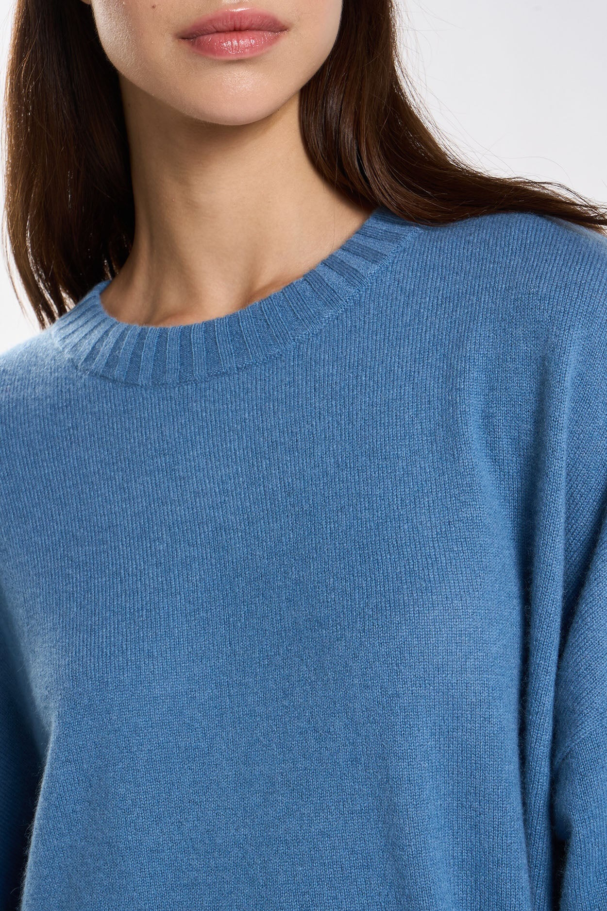 Pull Monptilya - Cachemire - Denim