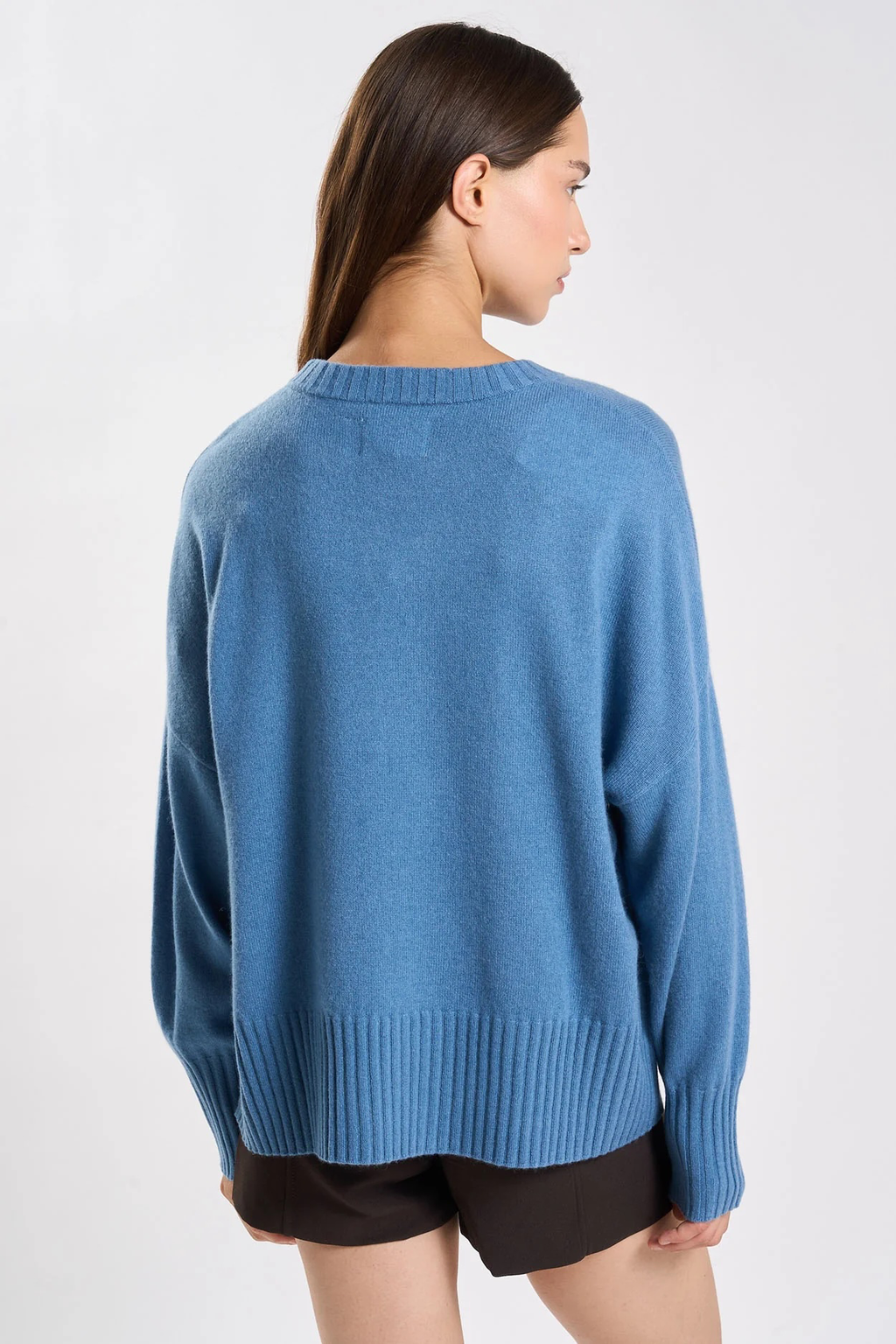 Pull Monptilya - Cachemire - Denim