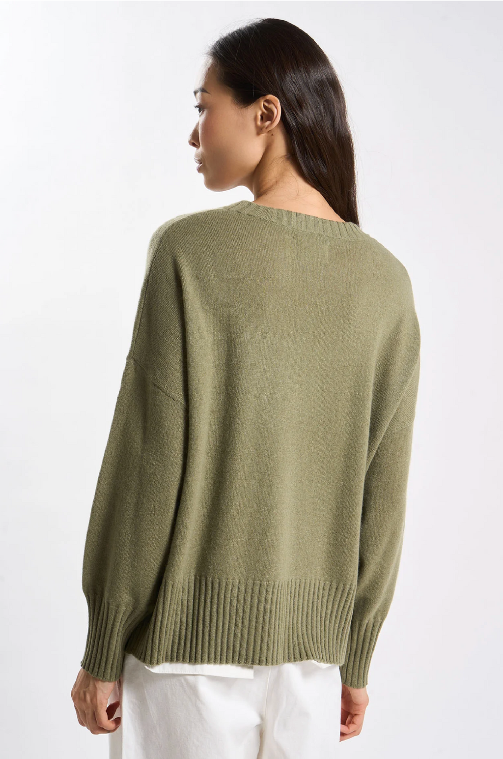 Pull Monptilya - Cachemire - Olive