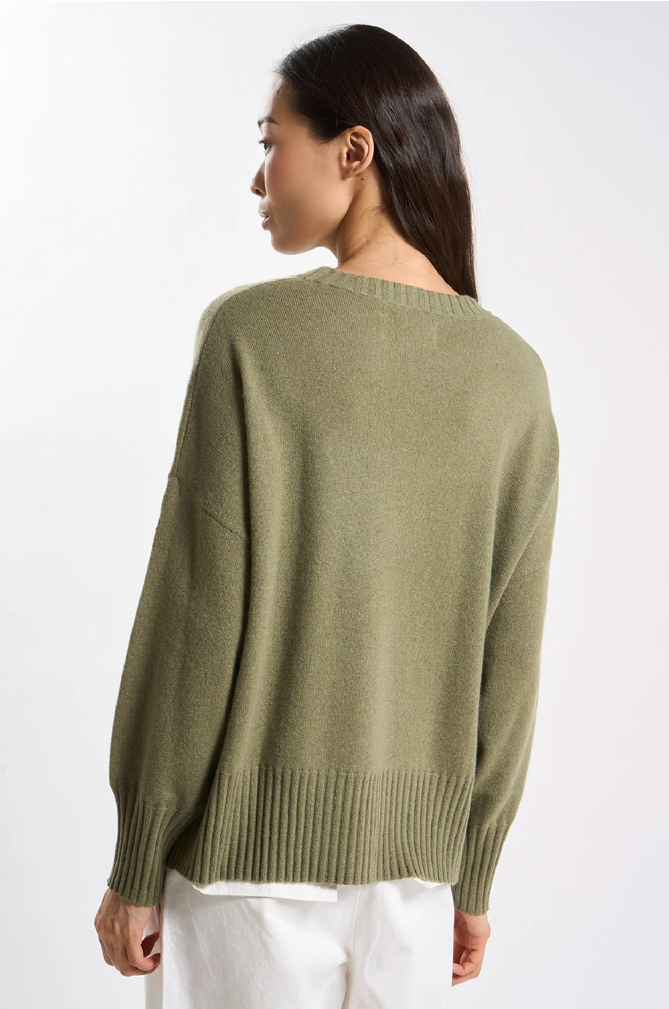 Pull Monptilya - Cachemire - Olive