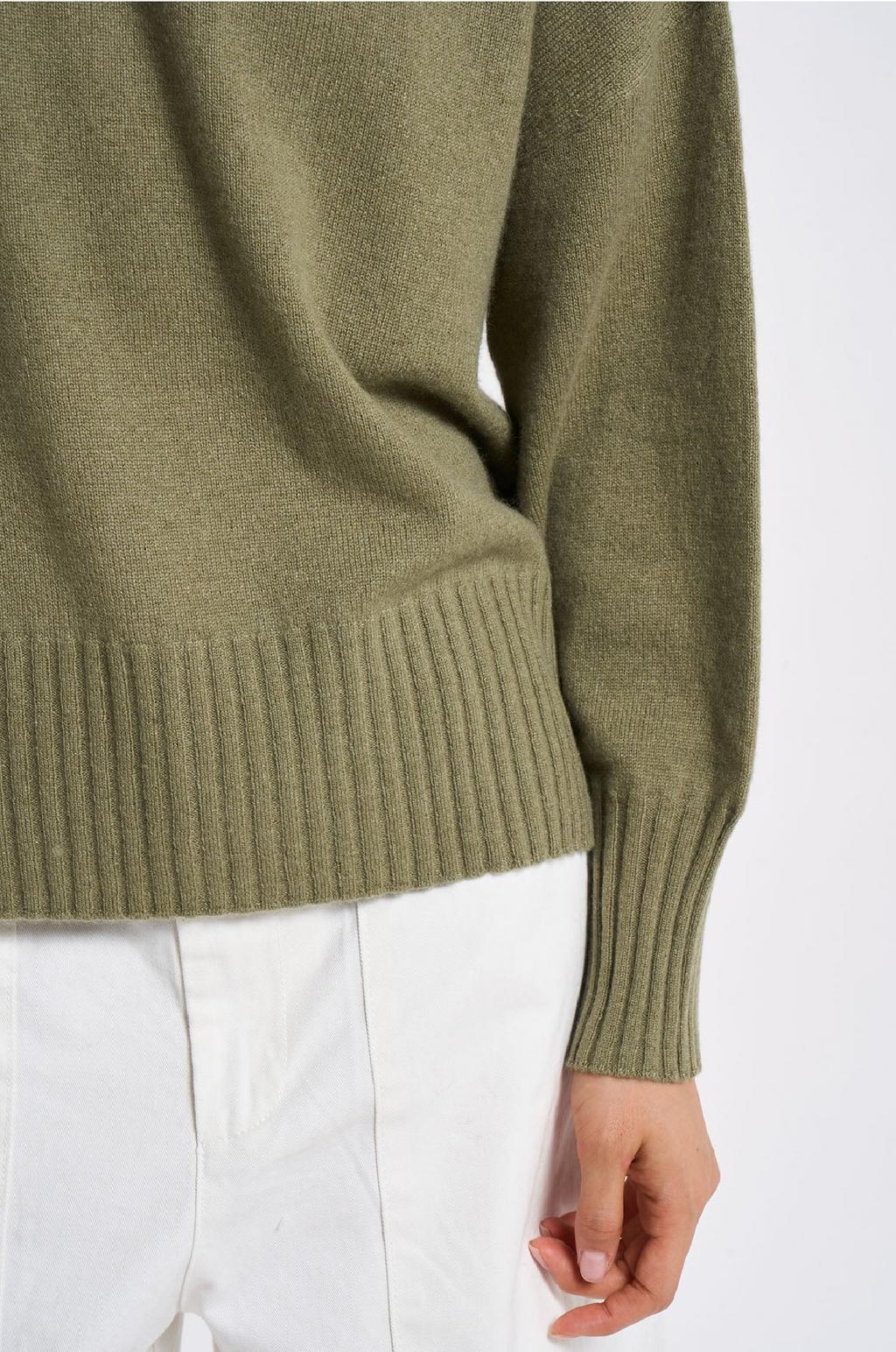 Pull Monptilya - Cachemire - Olive