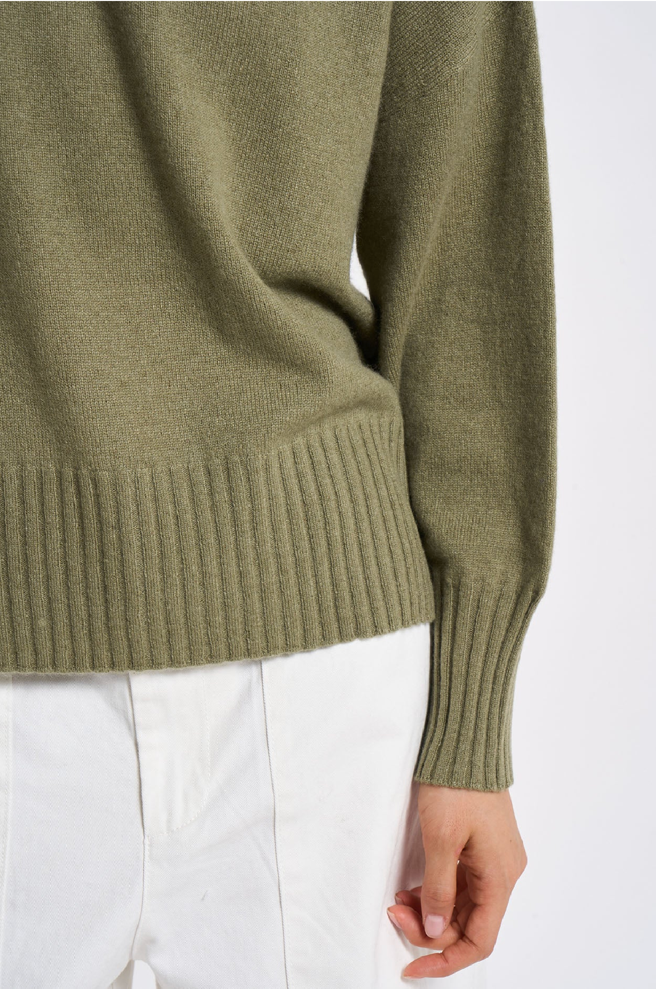 Pull Monptilya - Cachemire - Olive