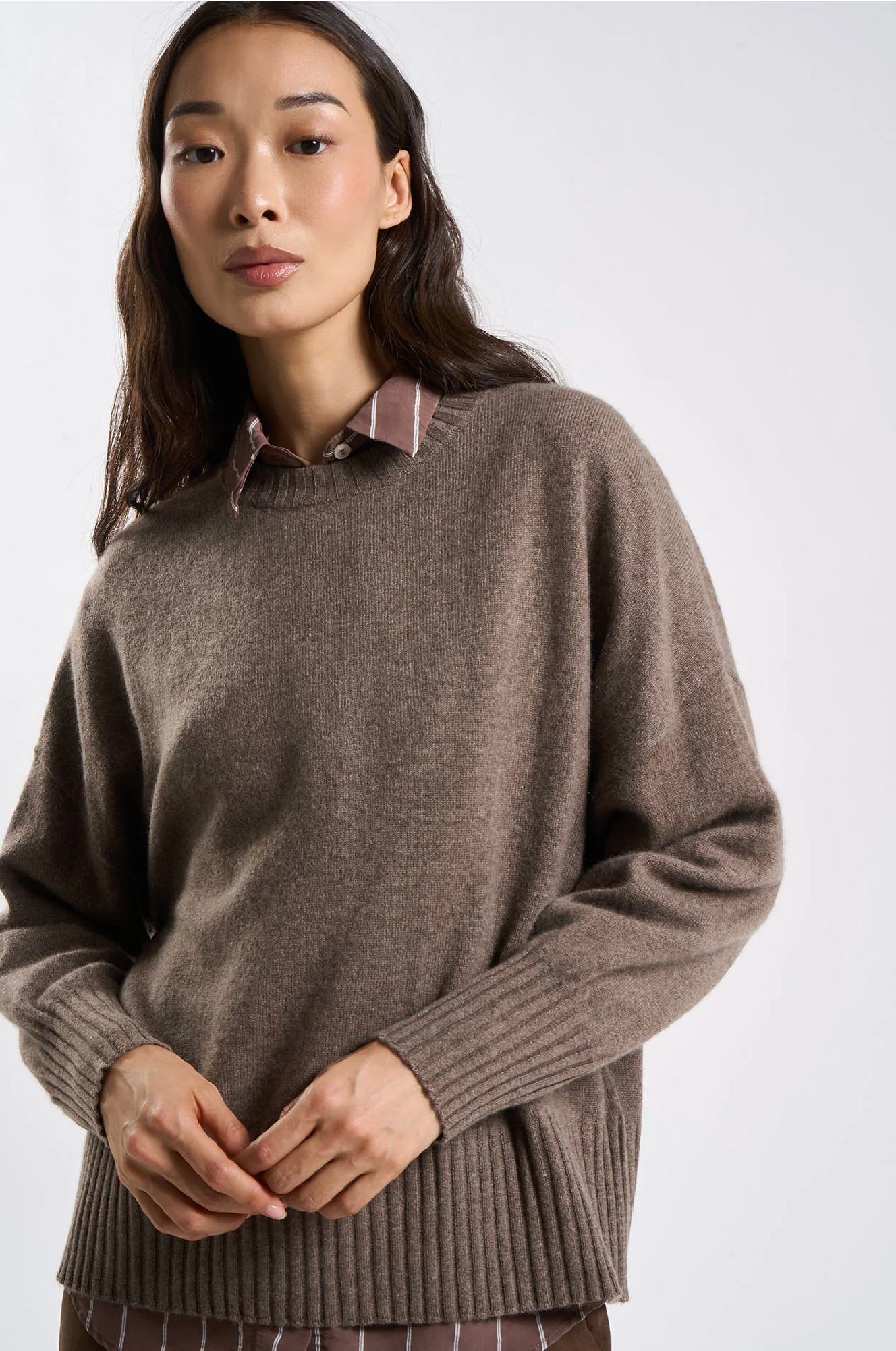 Pull Monptilya - Cachemire - Vison Chiné