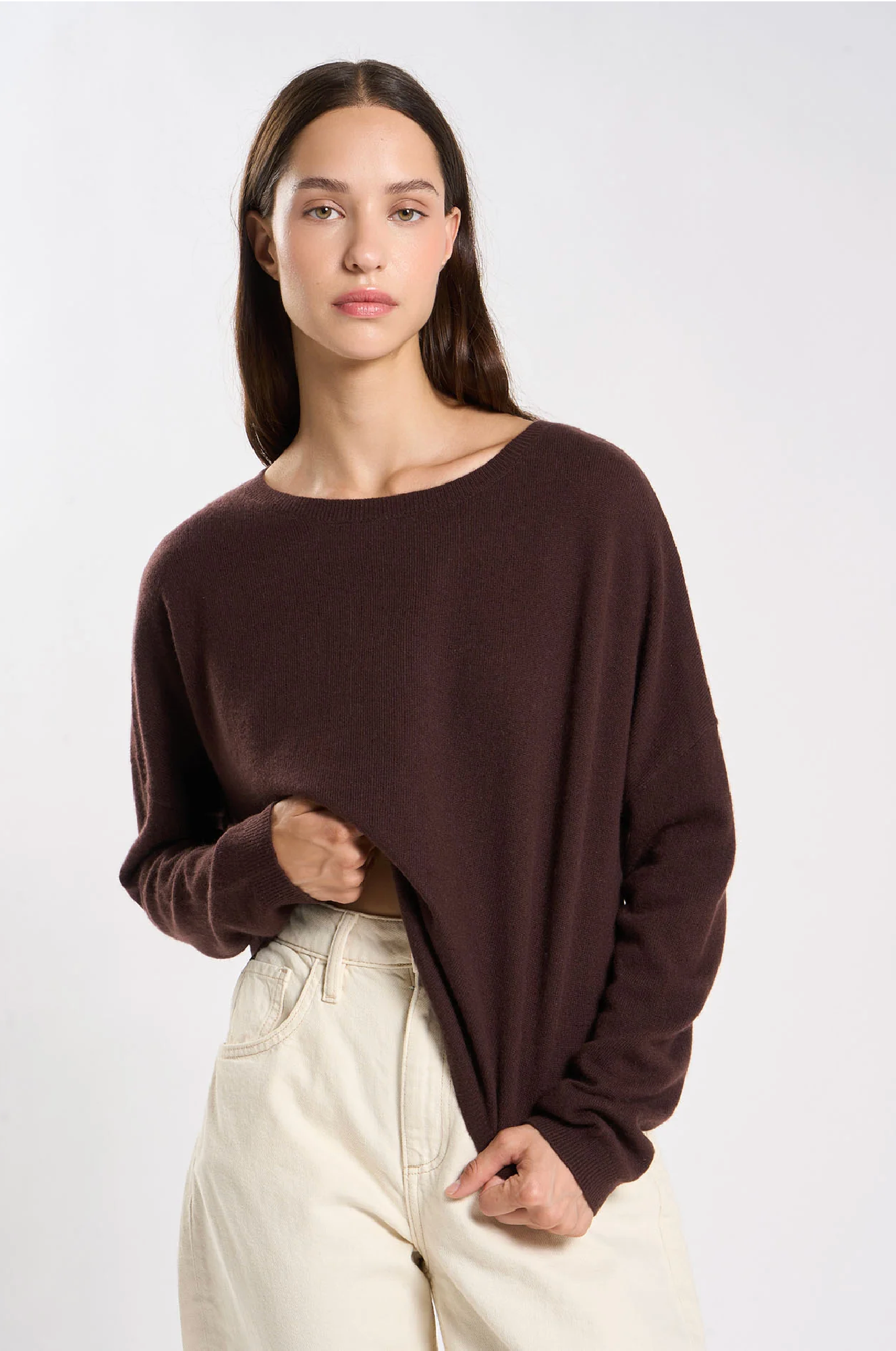 Pull Monroe - Cachemire - Marron