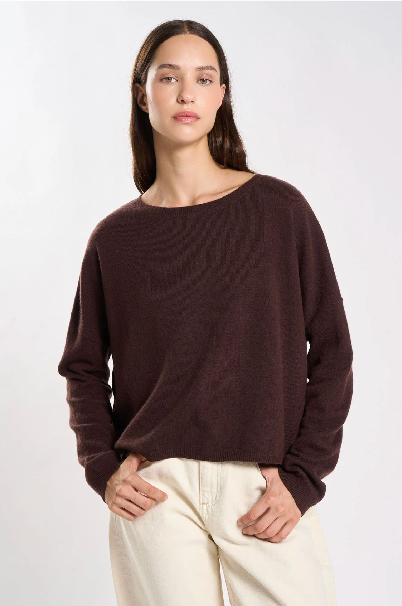Pull Monroe - Cachemire - Marron