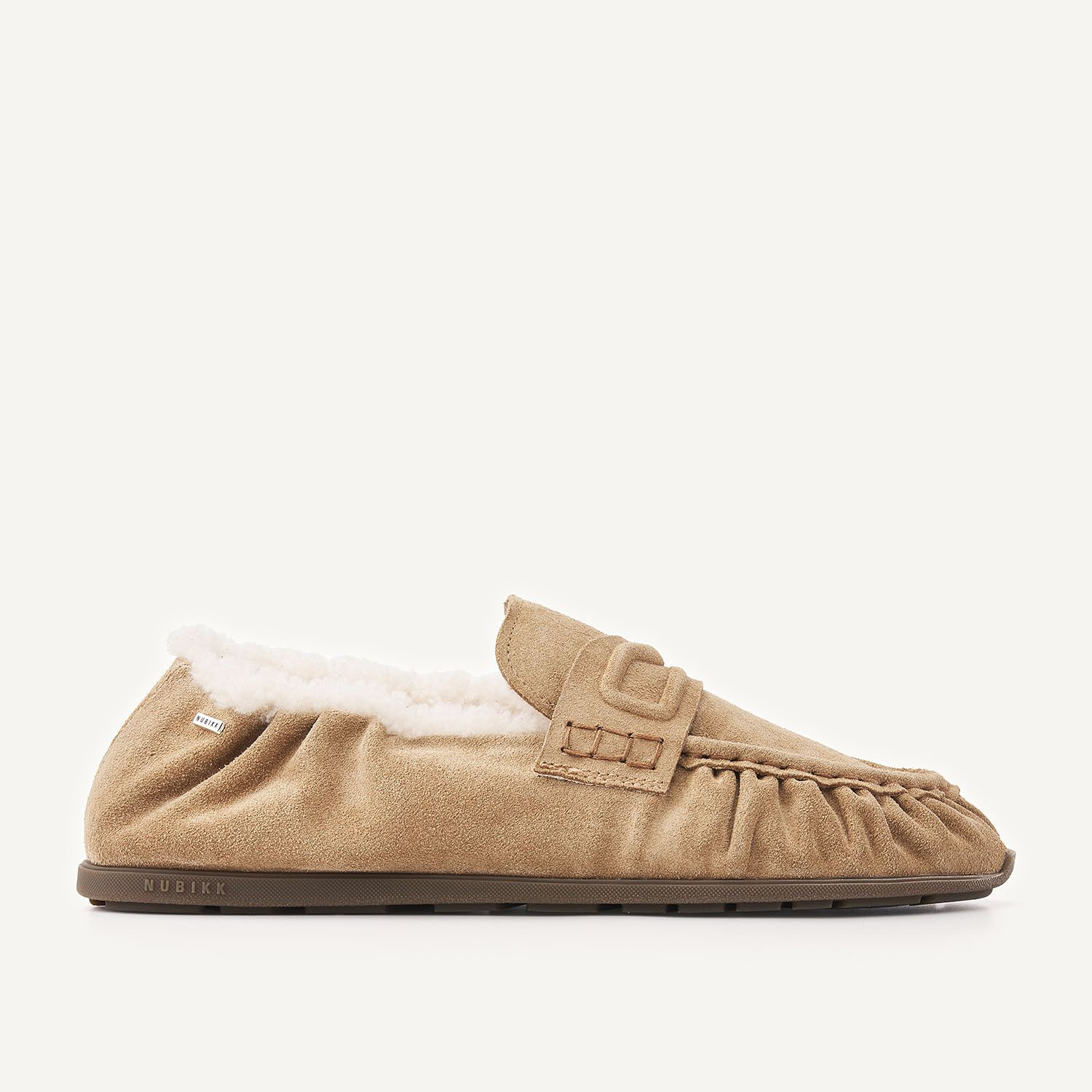 Riley Mio Fur – Mocassins en Daim Oak