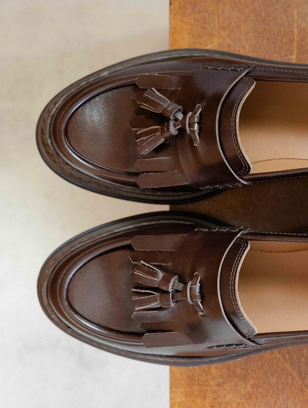 Mocassins Deniz - Cuir - Mogano