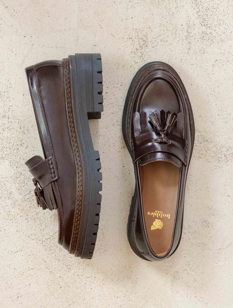 Mocassins Deniz - Cuir - Mogano