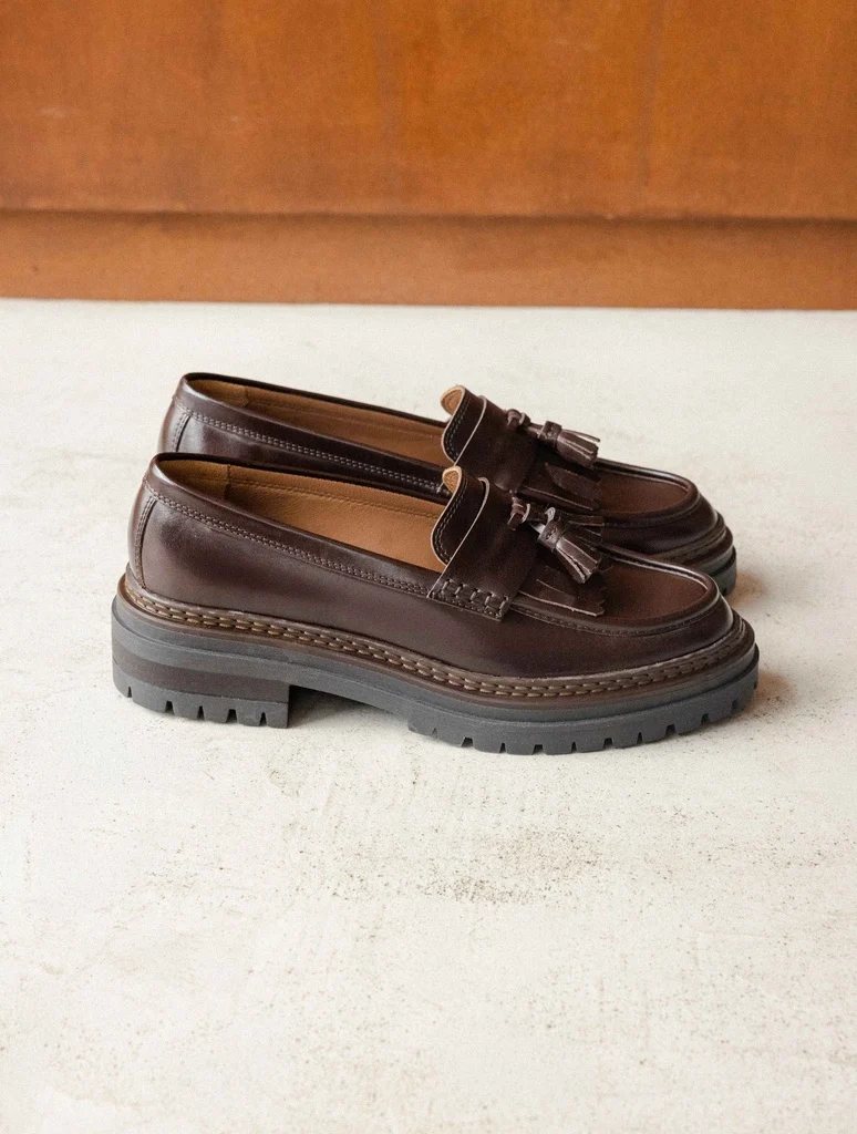 Mocassins Deniz - Cuir - Mogano