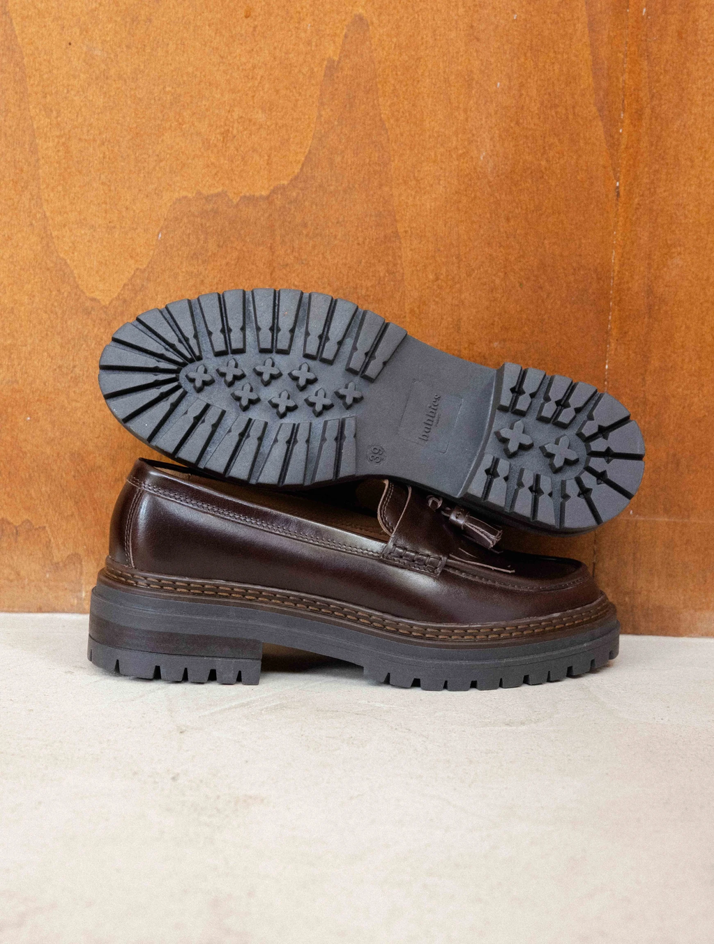 Mocassins Deniz - Cuir - Mogano