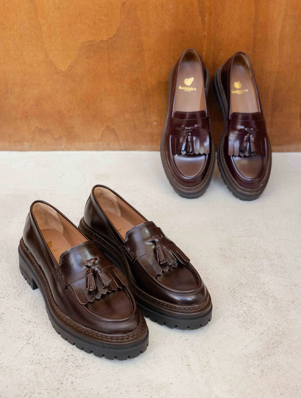 Mocassins Deniz - Cuir - Mogano
