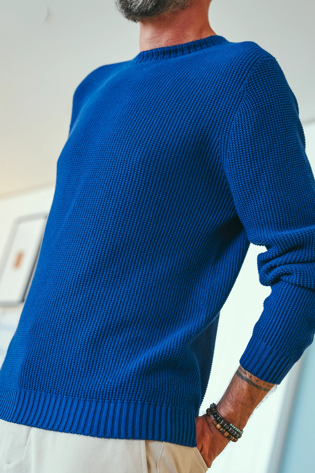 Pull Fréhel - Coton biologique - Encre