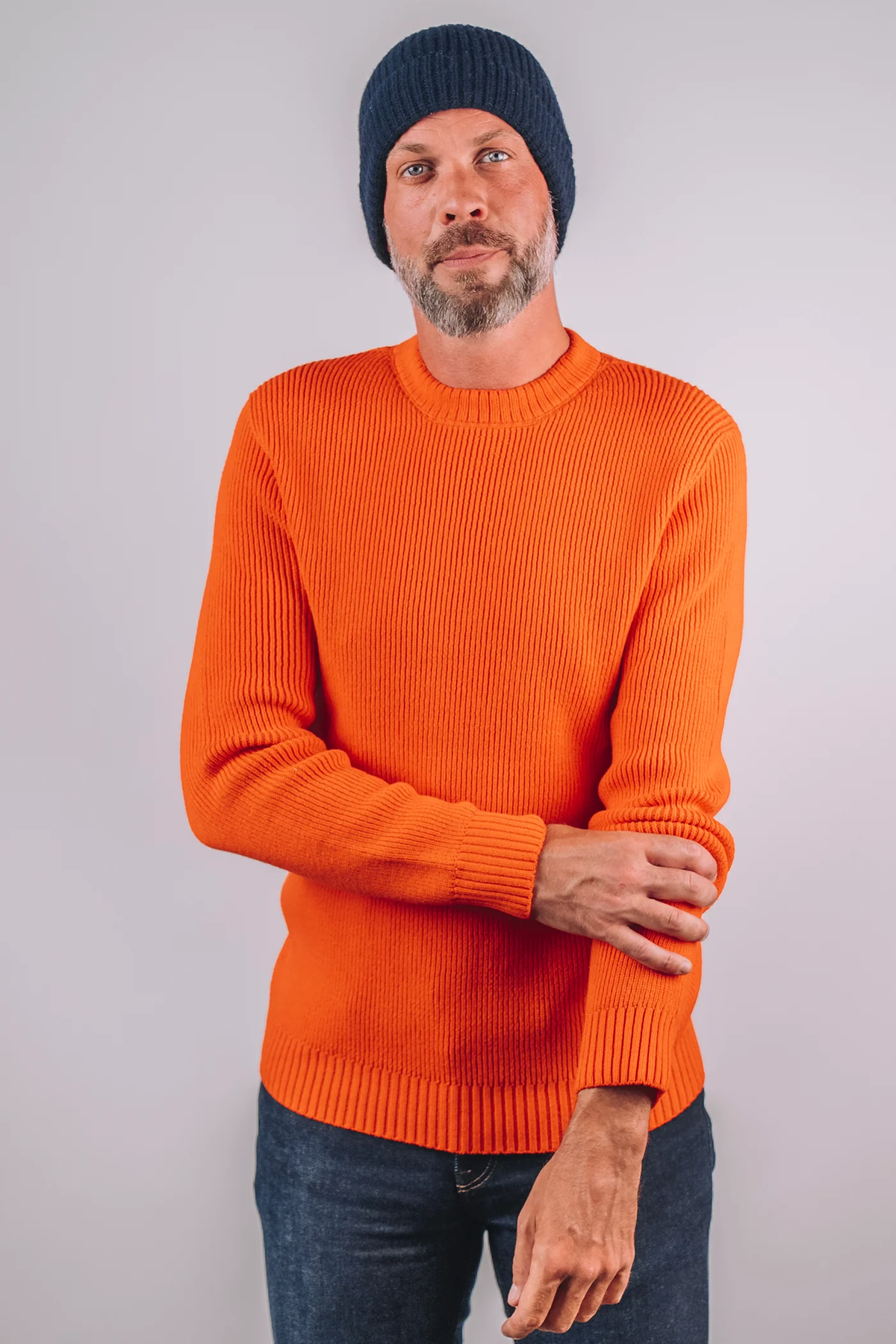 Pull Chevrets Uni - Laine - Orange