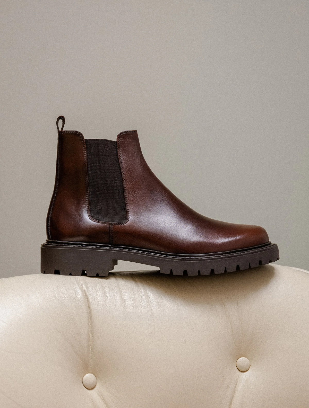 Boots Walter - Cuir - Bison