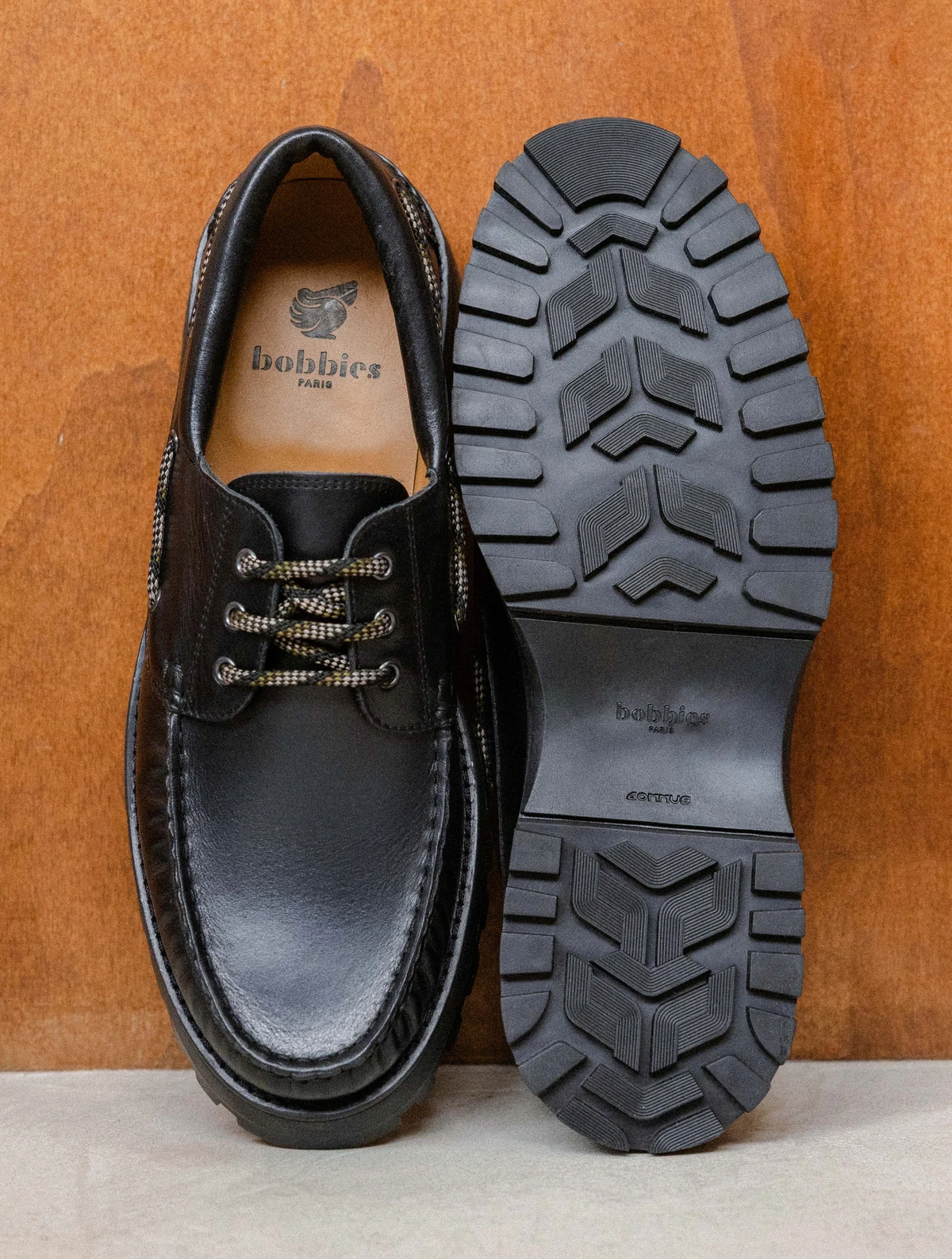 Chaussures Bateau Leif - Cuir suédé - Noir Intense