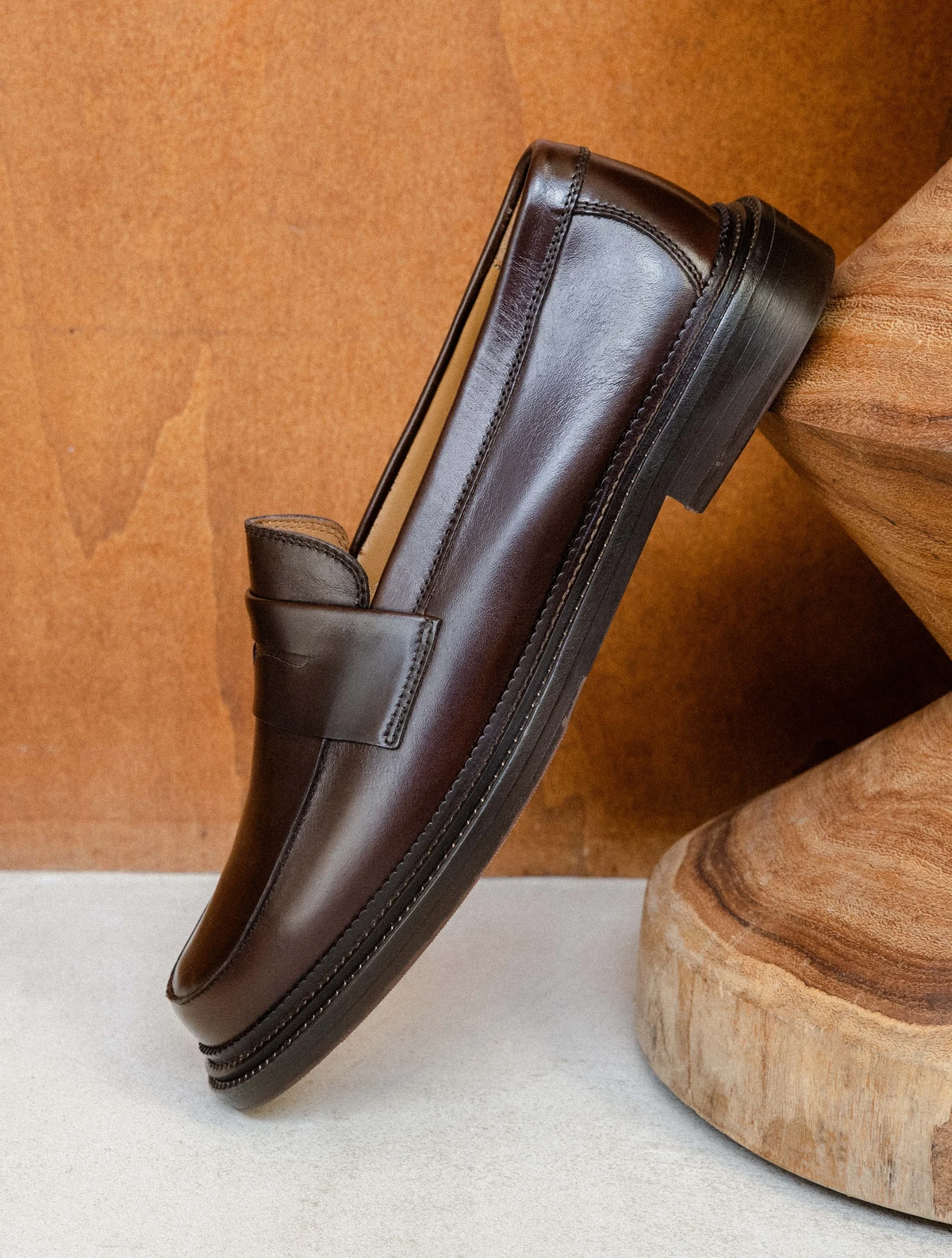 Mocassins Mark - Cuir - Mogano