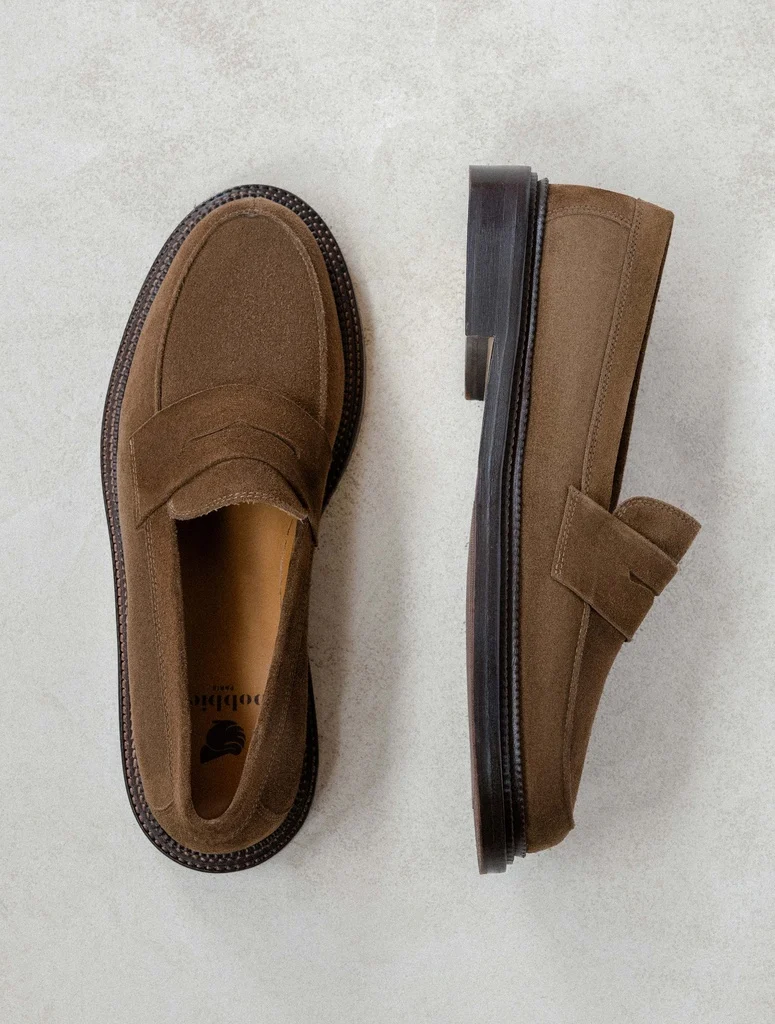 Mocassins Mark - Cuir suédé - Brun Kaki