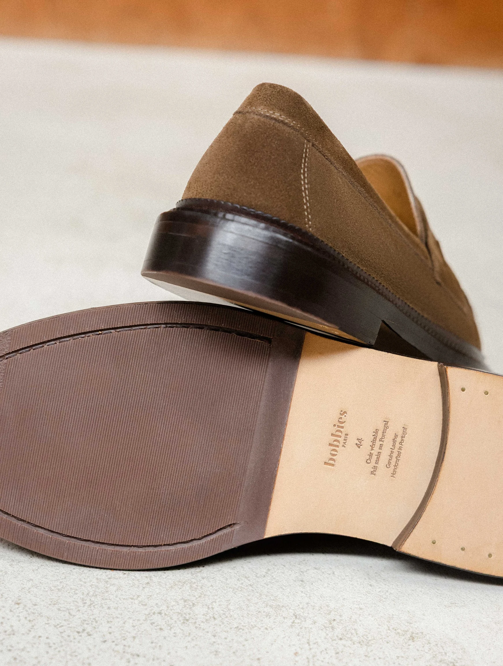 Mocassins Mark - Cuir suédé - Brun Kaki