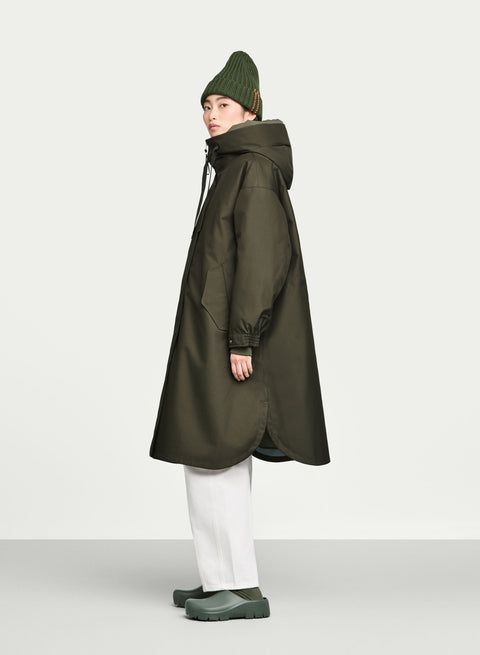 AKIRA – Manteau parka 2 en 1 - Emerald Green