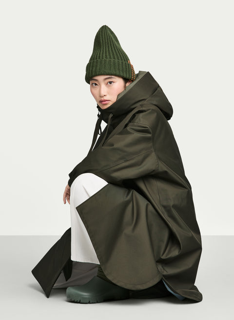 AKIRA – Manteau parka 2 en 1 - Emerald Green