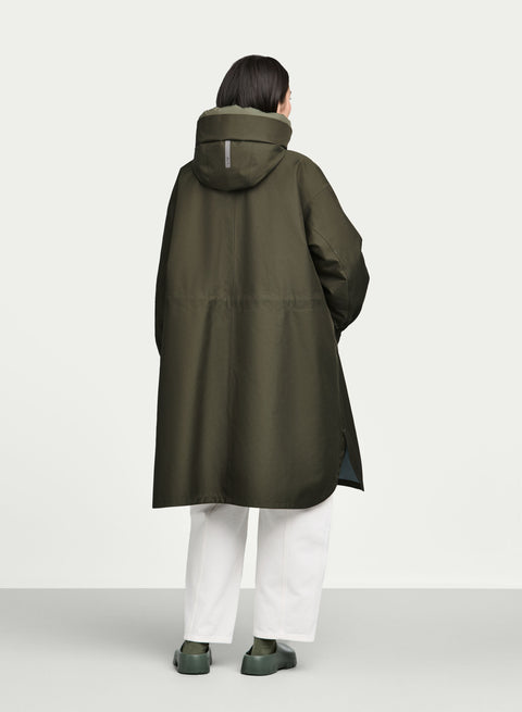 AKIRA – Manteau parka 2 en 1 - Emerald Green