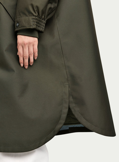 AKIRA – Manteau parka 2 en 1 - Emerald Green