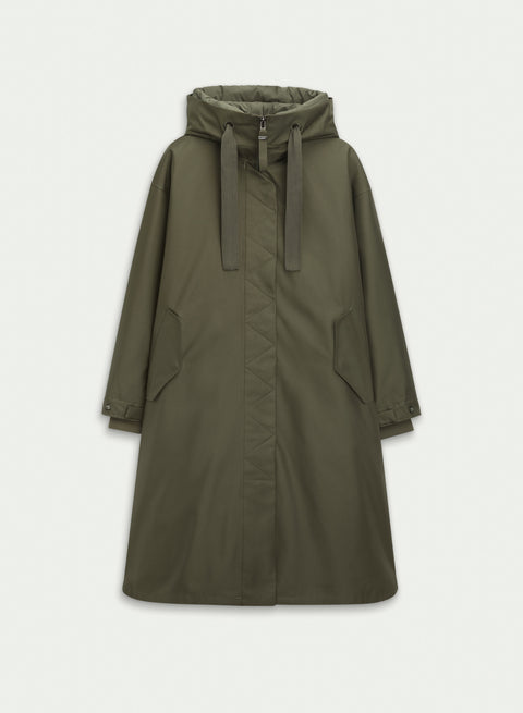 AKIRA – Manteau parka 2 en 1 - Emerald Green