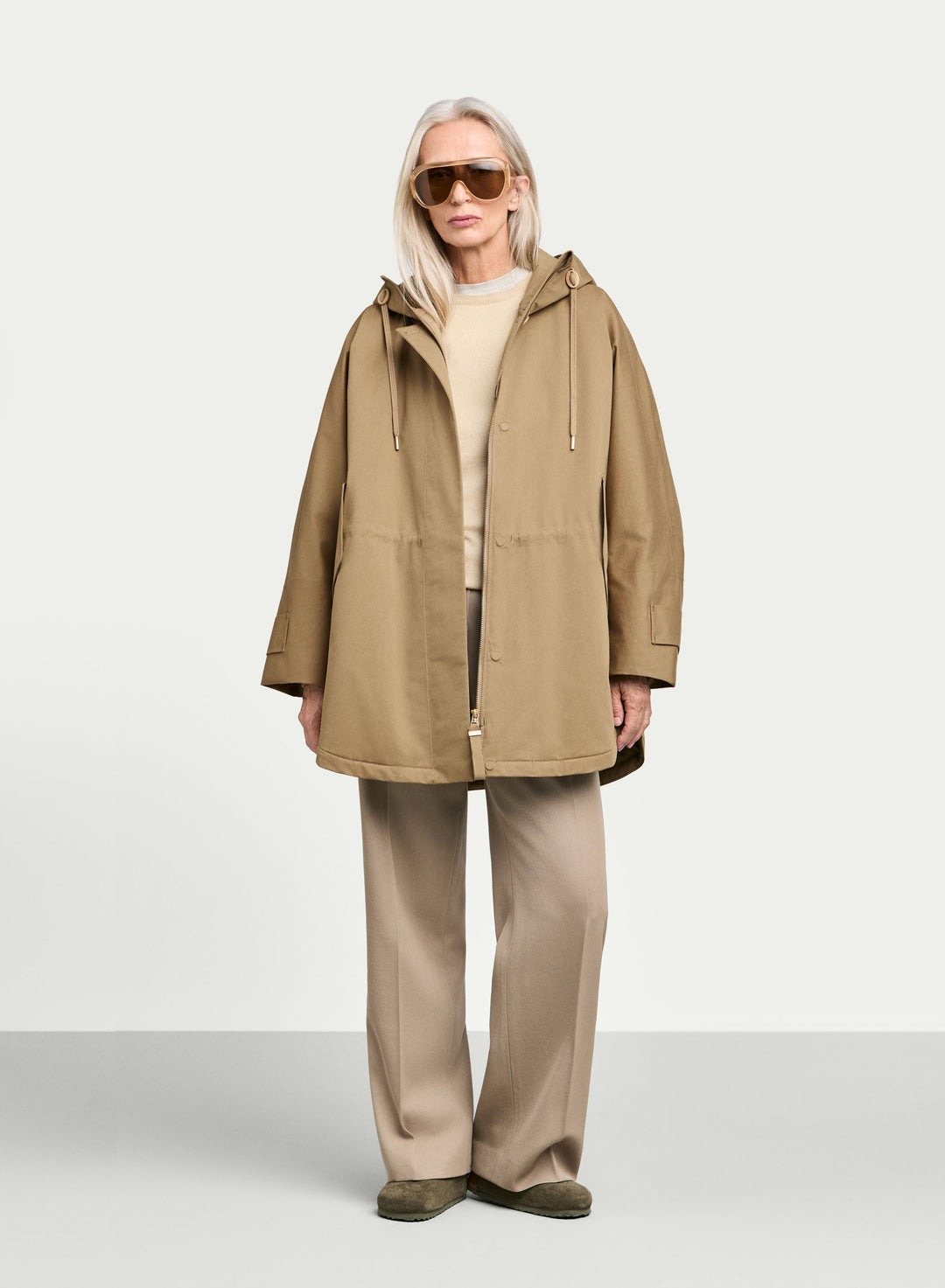 FELI - Veste oversize - Dark Sand