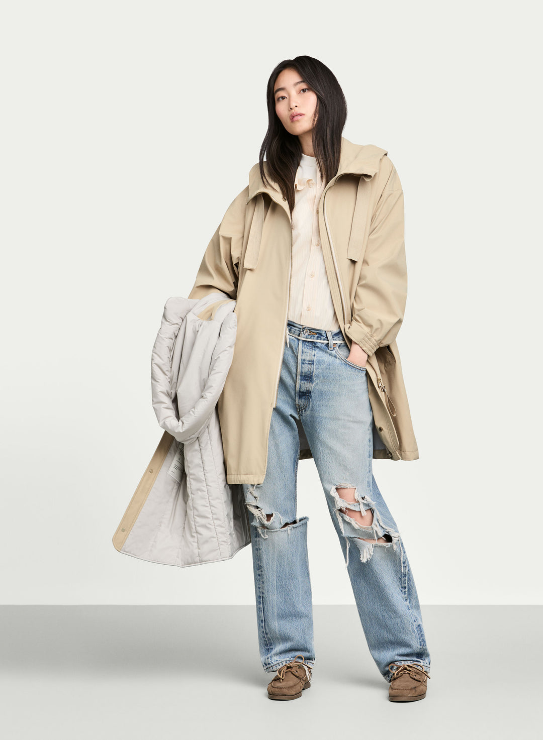 JOY – Veste parka 2 en 1 - Powder