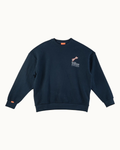 Sweat Retourné 712 gr – Bleu Marine