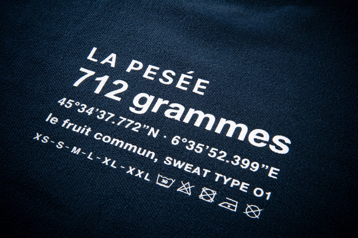 Sweat Retourné 712 gr – Bleu Marine